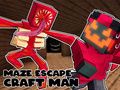 Гульня Ўцёкі з лабірынта: Craft Man  онлайн
