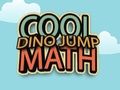 Гульня Класная матэматычная гульня Dino Jump  онлайн