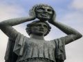 Гульня Пазл Статуя анёла  онлайн