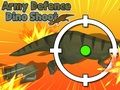 Гульня Army Defense Dino Shoot  онлайн