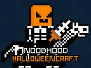 Гульня Noobhood Halloween Scraft онлайн