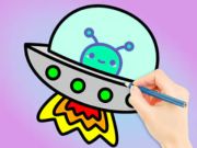Гульня Кніжка-размалёўка: Galaxy Wander  онлайн