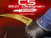 Гульня CS Skin Designer: нажы  онлайн
