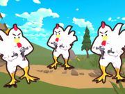 Гульня Курыны шутэр io  онлайн