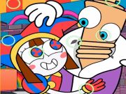 Гульня Digital Circus. Знайдзі адрозненні онлайн Гульня Digital Circus. Знайдзі адрозненні онлайн