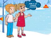 Гульня Браты і сёстры ўцяклі са снежнай зямлі  онлайн
