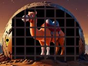Гульня У клетцы ў пясках  онлайн