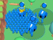 Гульня Гіганцкая натоўп. io: захоп дома  онлайн