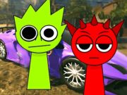 Гульня Гульня Squid Sprunki Shooter 2  онлайн