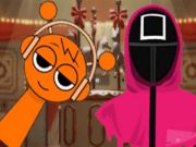 Гульня Squid Sprunki Mingle Game 2 онлайн Гульня Squid Sprunki Mingle Game 2 онлайн