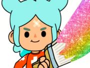 Гульня Кніжка-размалёўка: Toca Boca Rita онлайн Гульня Кніжка-размалёўка: Toca Boca Rita онлайн