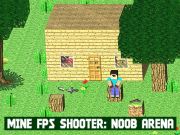 Гульня Шахта FPS Shooter: Noob Arena онлайн