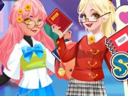 Гульня Падлеткавая сярэдняя школа  онлайн