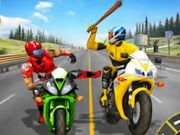 Гульня Moto Attack - роварныя гонкі  онлайн