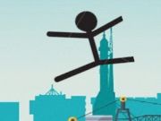 Гульня Flappy Stickman онлайн