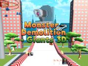 Гульня Гіганты Monster Giants 3D  онлайн