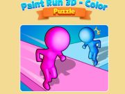 Гульня Paint Run 3D - Каляровая галаваломка  онлайн