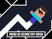 Гульня Noob у геаметрыі  онлайн