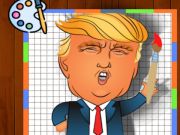 Гульня Час афарбоўкі Трампа  онлайн