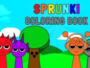 Гульня Кніга размалёўкі Sprunki  онлайн