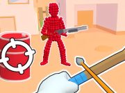 Гульня Лучнік Stickman: страляніны ў чырвоных  онлайн
