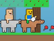 Гульня Дзіця Noob vs Baby Obby Horse  онлайн