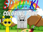 Гульня Кніга размалёўкі Sprunki  онлайн