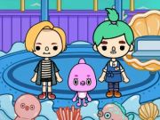 Гульня Toca Boca: славутасці  онлайн