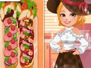 Гульня Кухонны французскі хлеб Roxie's Phither  онлайн