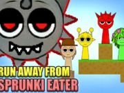 Гульня Уцякай ад Sprunki Eater  онлайн