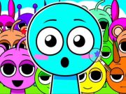 Гульня Sprunki Hidden Stars Challenge  онлайн