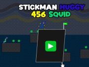 Гульня Stickman Huggy 456 Squid  онлайн