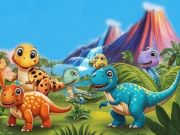 Гульня Дзіцячая планета Dino  онлайн