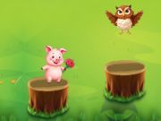 Гульня Лясная паніка Piggys  онлайн