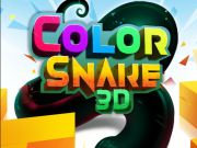 Гульня Каляровая змяя 3D  онлайн