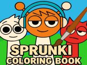 Гульня Кніга размалёўкі Sprunki  онлайн
