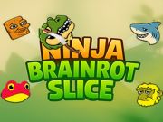 Гульня Ninja Brainrot зрэз  онлайн