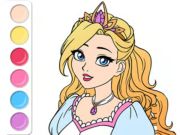 Гульня Кніга размалёўкі: сукенка Prince Prom Prom  онлайн