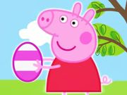 Гульня Галаваломка з ваганнямі: велікодныя яйкі Peppa Pig  онлайн