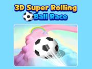 Гульня 3D Super Rolling Ball Race  онлайн