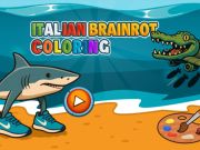 Гульня Італьянскі Brainrot: афарбоўка онлайн