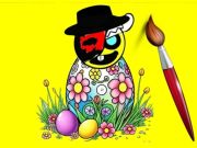 Гульня Сполінкі: велікоднае афарбоўка онлайн