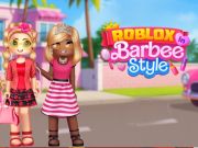 Гульня Roblox у стылі Барбі онлайн