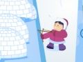 Гульня Вайна снежкамі онлайн