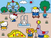 Гульня Hallo Kitty: Стварэнне сцэны онлайн