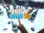Гульня Снежная дарога 3D онлайн