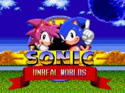 Гульня Sonic Unreal Worlds онлайн