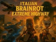 Гульня Італьянскі Brainrot: Extreme Highway онлайн