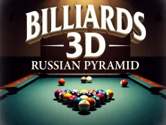 Гульня Billiards 3D Russian Pyramid онлайн