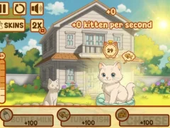 Гульня Click Kitty Idle онлайн